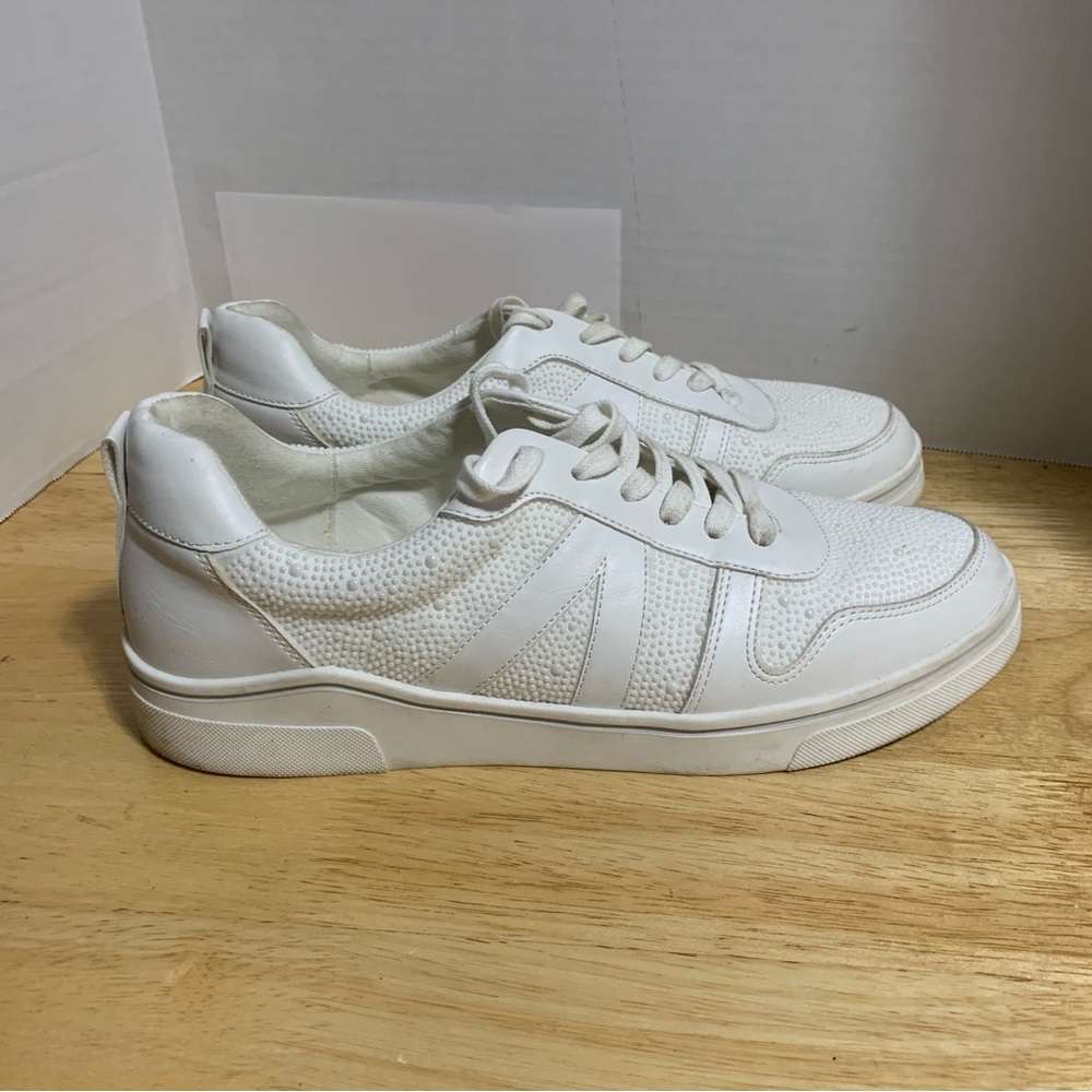 MIA‎ White MH1190GPE/ELIA-PE Sneakers Size 11 Faux Leather